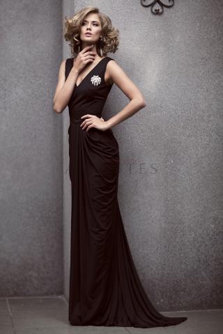 вечернее платье черное