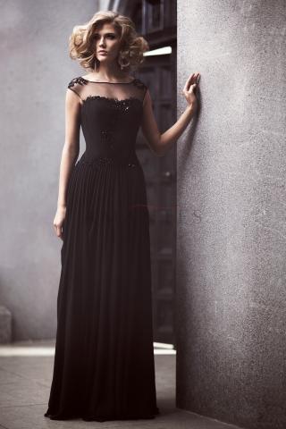 вечернее платье черного цвета